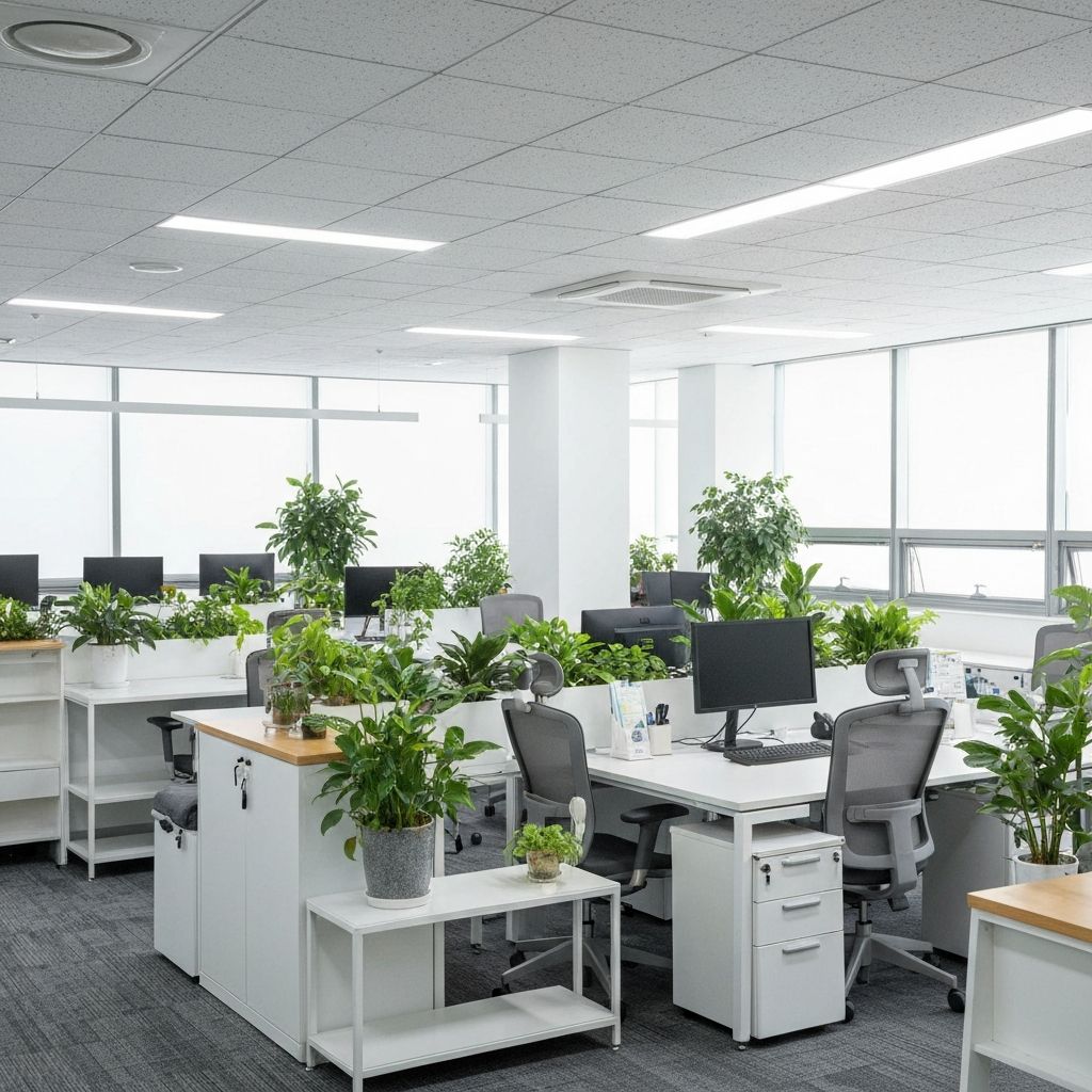 사무실 식물 관리